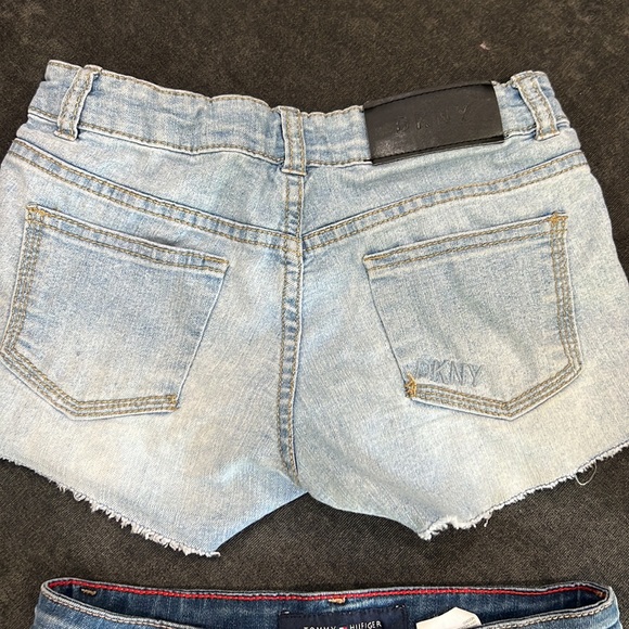 2 Pairs Girls Denim Shorts size 8 - Picture 4 of 8